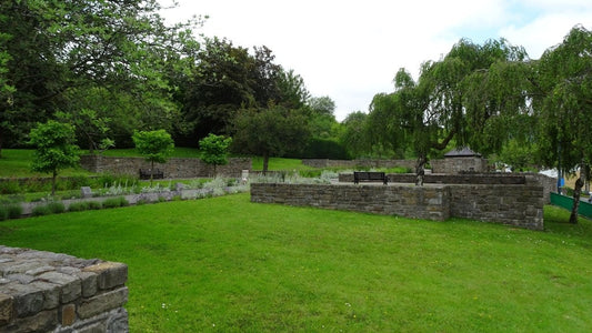 The Aberfan Memorial Garden on the former Pantglas Junior School site