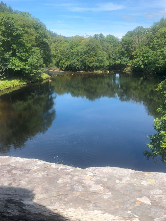 Afon Conwy viewed from Pont yr Afanc near Betws-y-Coed