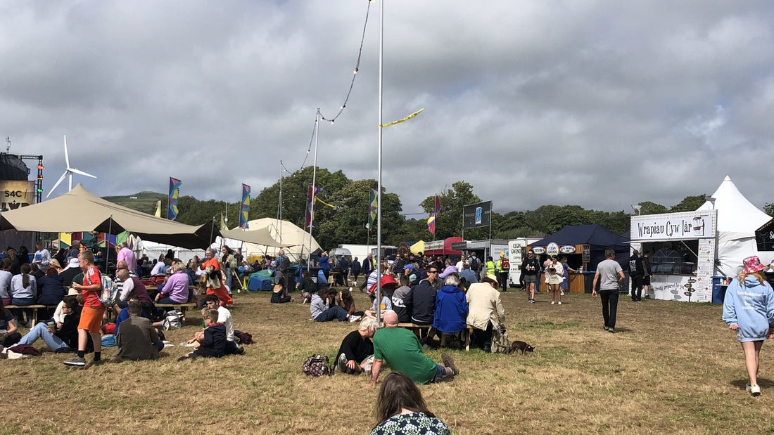 National Eisteddfod field at Boduan in August 2023.