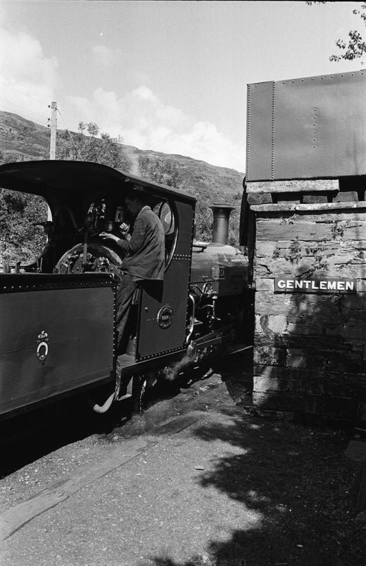 A Ffestiniog Railway train photographed in 1965