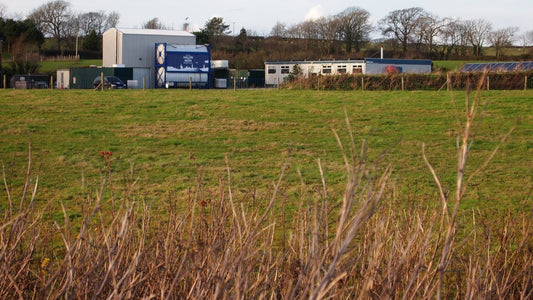 The Halen Môn sea salt site on Anglesey