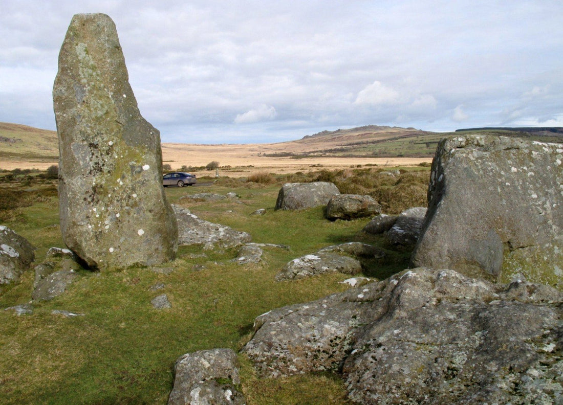 Standing stones and rocky outcrops in the Preseli Hills, Pembrokeshire